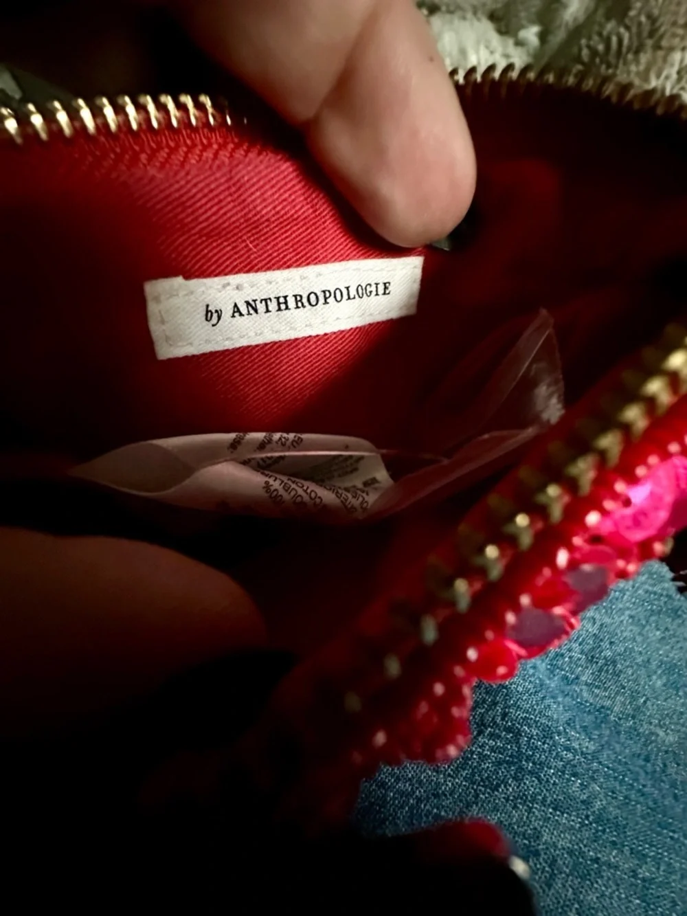 RARE ANTHROPOLOGIE NWT Watermelon Coin Purse